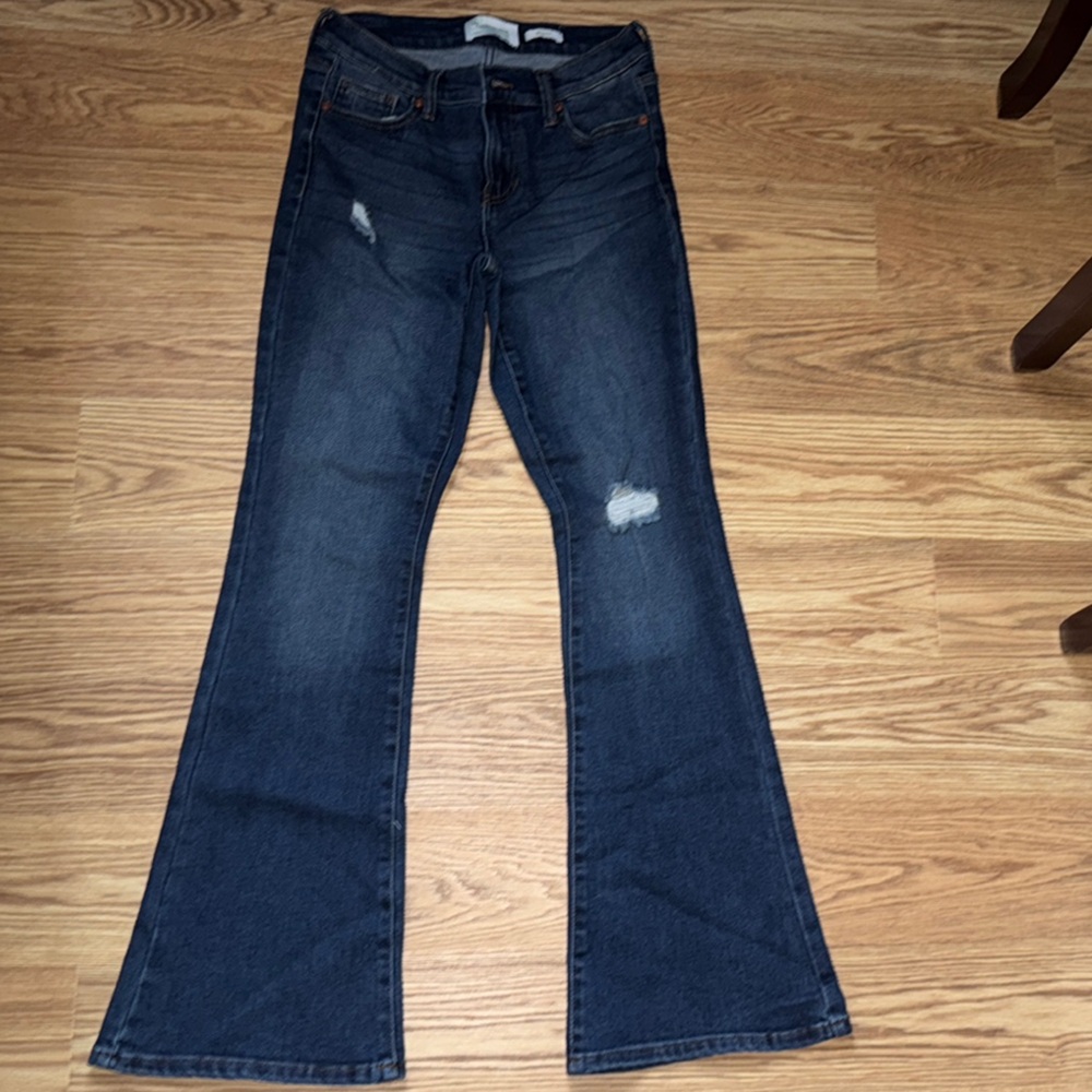 Celebrity Pink Blue Flare Wide Leg Jeans